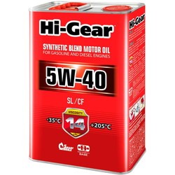 Hi-Gear 5W-40 SL/CF 4L