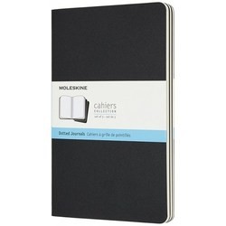 Moleskine Set of 3 Dots Cahier Journals Large Black