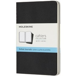 Moleskine Set of 3 Dots Cahier Journals Pocket Black