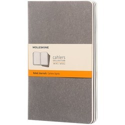 Moleskine Set of 3 Ruled Cahier Journals Large Grey