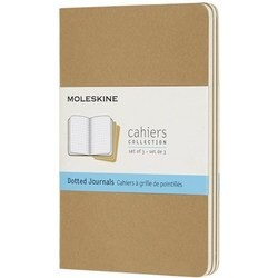 Moleskine Set of 3 Dots Cahier Journals Pocket Beige