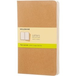 Moleskine Set of 3 Plain Cahier Journals Large Beige