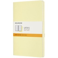 Moleskine Set of 3 Ruled Cahier Journals Large Yellow