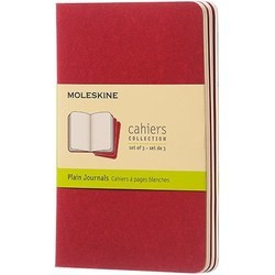 Moleskine Set of 3 Plain Cahier Journals Pocket Vinous