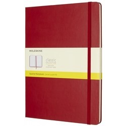 Moleskine Squared Notebook Extra Large Red
