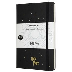 Moleskine Harry Potter 7/7 Ruled Notebook Black