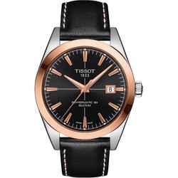 TISSOT Gentleman Powermatic 80 Silicium Solid 18k Gold Bezel T927.407.46.051.00