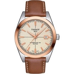 TISSOT Gentleman Powermatic 80 Silicium Solid 18k Gold Bezel T927.407.46.261.00