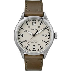 Timex Waterbury Traditional 40mm Leather Strap Watch TW2R71100