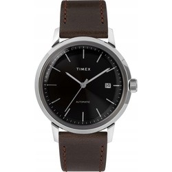 Timex Marlin Automatic 40mm Leather Strap Watch TW2T23000