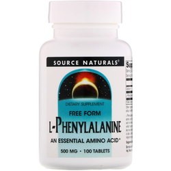 Source Naturals L-Phenylalanine 500 mg 100 tab