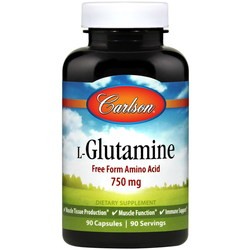 Carlson Labs L-Glutamine 750 mg 90 cap