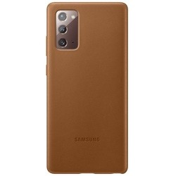 Samsung Leather Cover for Galaxy Note20 (коричневый)