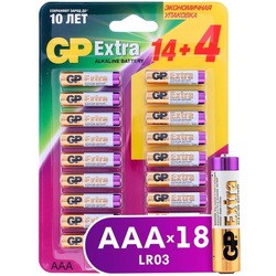 GP Extra Alkaline 18xAAA (14+4)