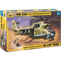 Zvezda Soviet attack helicopter MI-24P Hind (1:72)