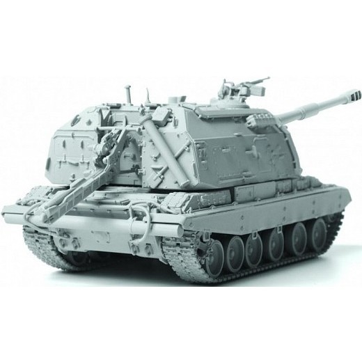 Zvezda Russian 152-mm Self Propelled Howitzer MSTA-S (1:72)