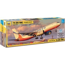 Zvezda Cargo Airplane TU-204-100C (1:144)