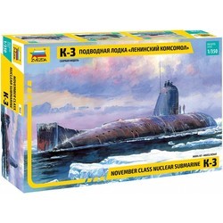 Zvezda Nuclear Submarine K-3 November Class (1:350)