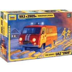 Zvezda Fire Service UAZ 3909 (1:43)