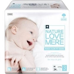 Nature Love Mere Magic Slim Fit Diapers M / 24 pcs