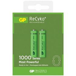 GP Recyko 2xAAA 1000 mAh