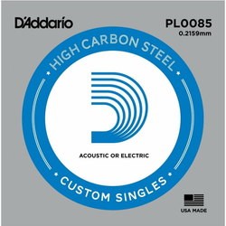 DAddario Single Plain Steel 0085