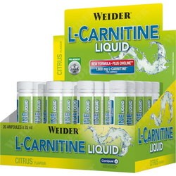 Weider L-Carnitine Liquid 1800 mg 20x25 ml
