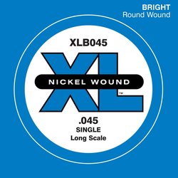 DAddario Single XL Nickel Wound Bass 045