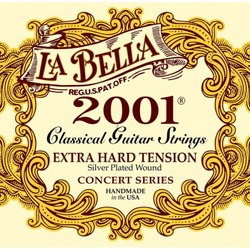 La Bella Classical Silver Plated Extra Hard Tension