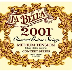 La Bella Classical Silver Plated Medium Tension