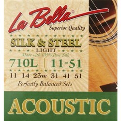 La Bella Silk and Steel Acoustic 11-51