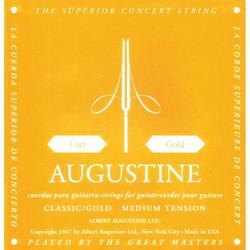 Augustine Classic/Gold Label Classical Guitar Strings Medium Tension
