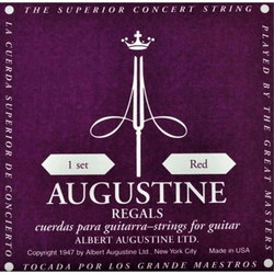 Augustine Regal/Red Label Classical Guitar Strings Medium Tension