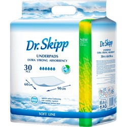 Dr.Skipp Soft Line Extra Strong Absorbency 90x60 / 30 pcs