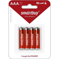 SmartBuy 4xAAA Ultra Alkaline