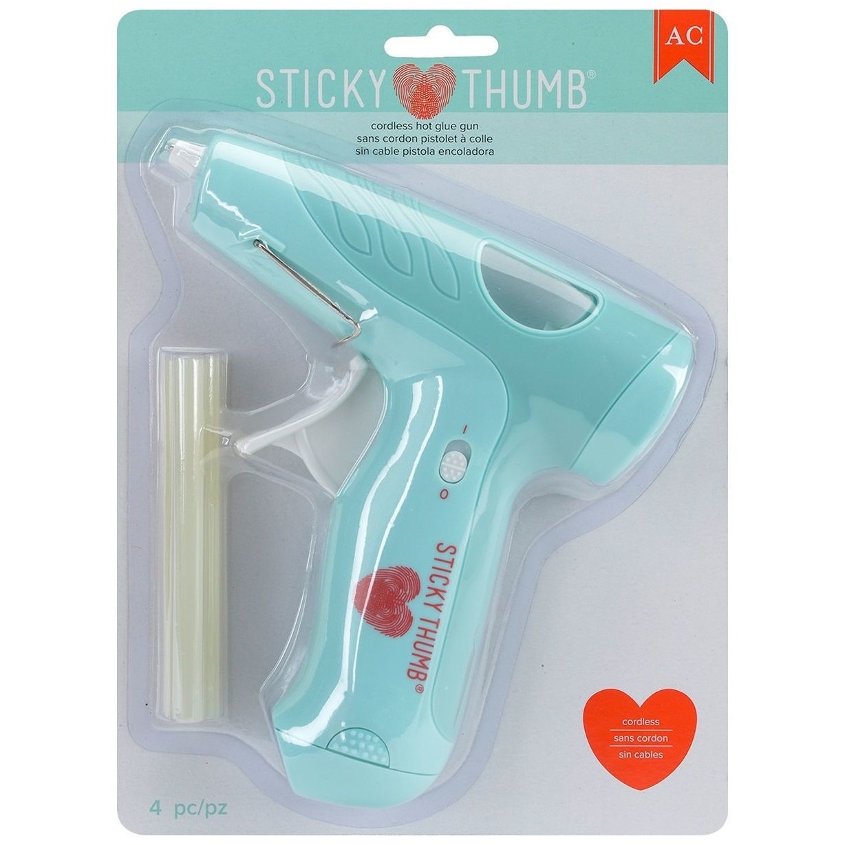 American Crafts Sticky Thumb Cordless Hot Glue Gun