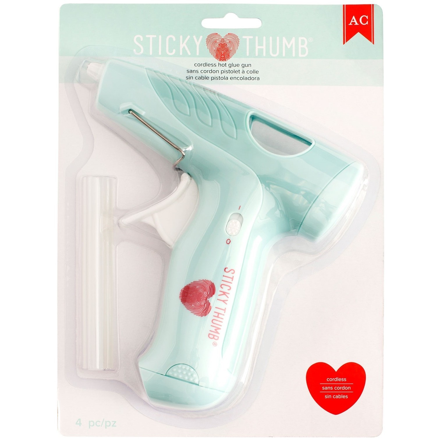 American Crafts Sticky Thumb Cordless Hot Glue Gun