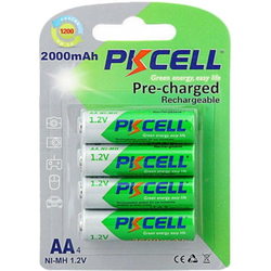 Pkcell 4xAA 2000 mAh