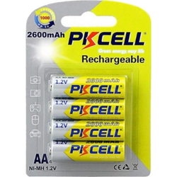 Pkcell 4xAA 2600 mAh