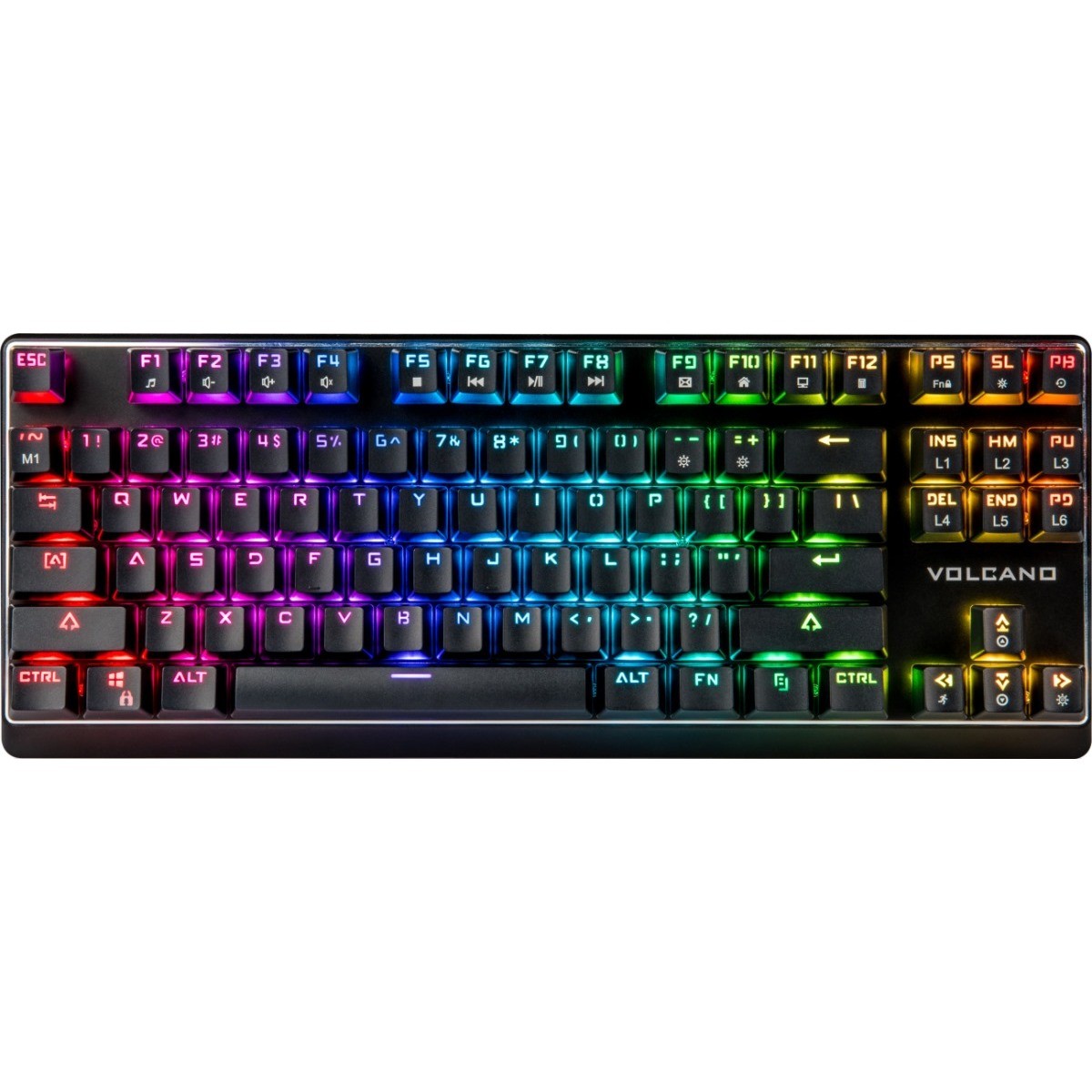 Rgb клавиатура. Клавиатура Volcano Modecom LANPARTY RGB. Modecom Volcano LANPARTY RGB Blue. Клавиатура mongraala. Клавиатура проводная Modecom Volcano RGB LANPARTY Blue Switch USB (K-MC-LANPARTY-U-RGB-Blue).