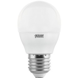 Gauss LED ELEMENTARY G45 6W 2700K E27 53216 10 pcs