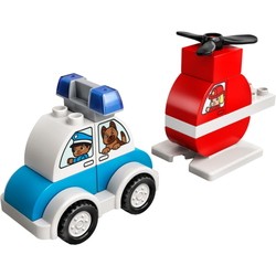 Lego Fire Helicopter and Police Car 10957