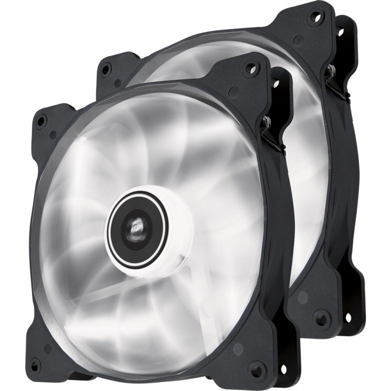 Corsair Air Series SP140 LED White Twin Pack