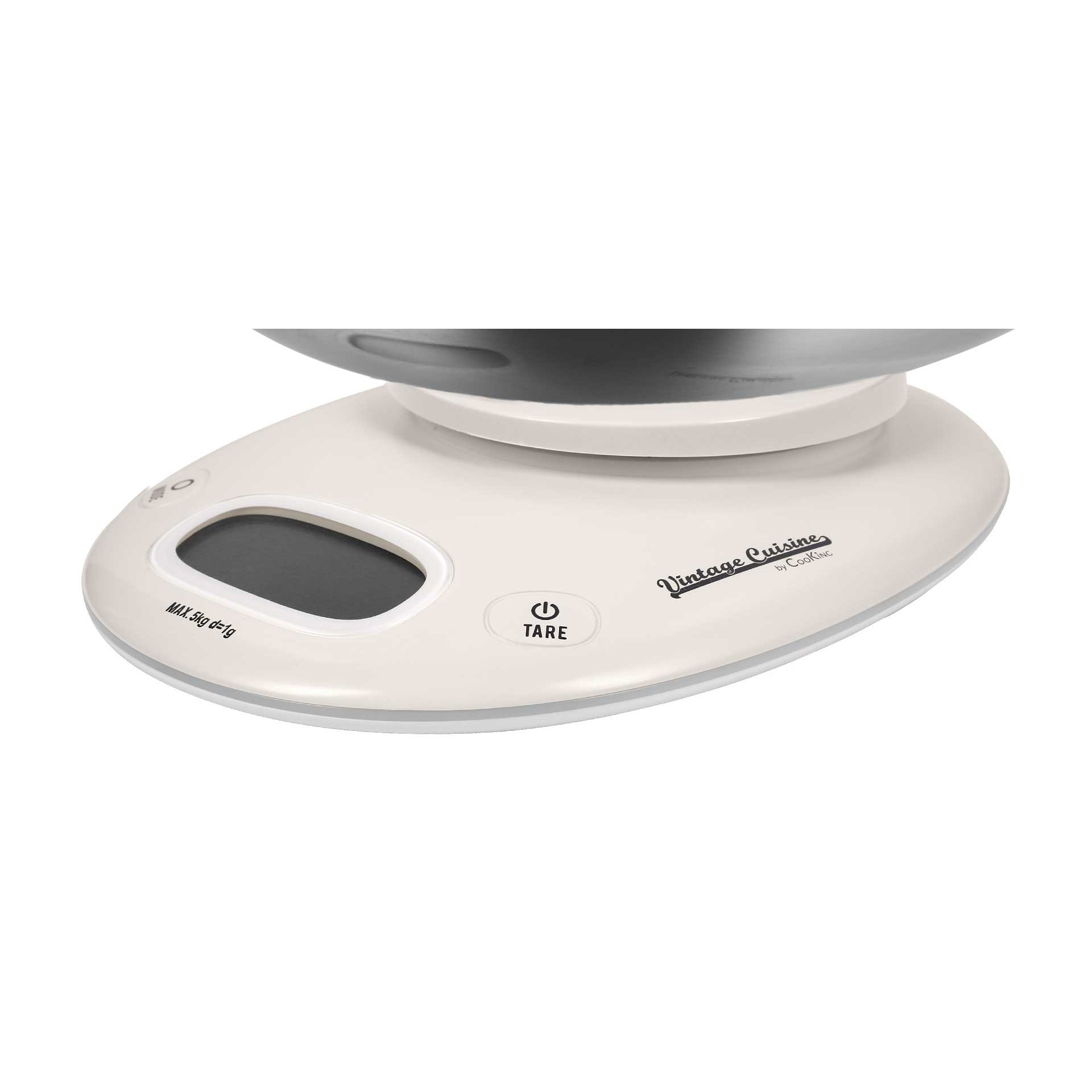 Vintage Cuisine Kitchen scale with steel bowl
