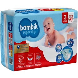 Bambik Super Dry Diapers 3 / 45 pcs