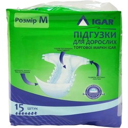 IGAR Diapers M / 15 pcs