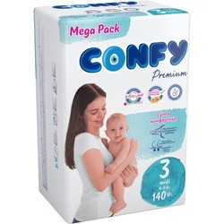 Confy Premium Diapers 3 / 140 pcs