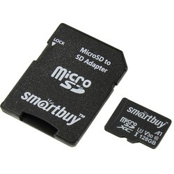 SmartBuy microSDXC Class 10 UHS-I U3 V30 A1 128Gb