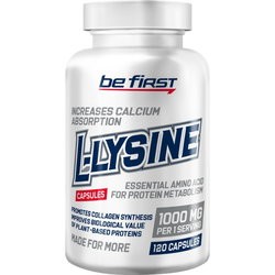 Be First L-Lysine 120 cap