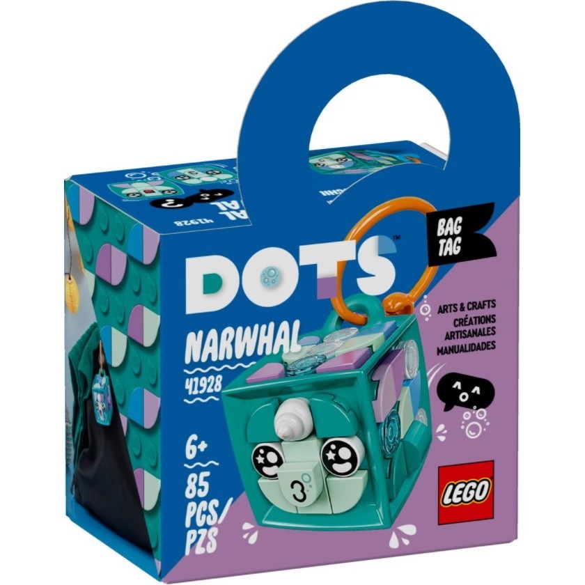 Lego Bag Tag Narwhal 41928